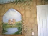  Stone Window to Castle Mural